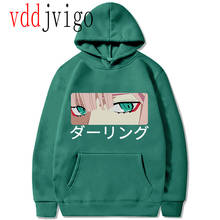 Janpanese-Sudadera con capucha para hombre y mujer, prenda deportiva Unisex con estampado de Darling In The Franxx, de manga anime, con estampado de dibujos animados, a la moda, Zero Two 2024 - compra barato