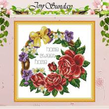 Sweet Home flower painting counted 11CT 14CT Cross Stitch Sets DIY Chinese Cross-stitch Kits Embroidery Needlework home decor 2024 - buy cheap