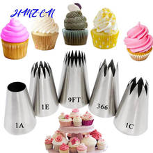 4/5pcs  Large Piping Tips Set Stainless Steel Russian Icing Piping Nozzles Kit Pastry Cupcakes Cakes Cookies Decorating 2024 - buy cheap