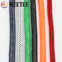 Meetee 50Meters 5mm Polyester Weave Round Cords Crochet Rope for Bags Pants Clothes Decoration DIY Home Textile Accessories 2024 - buy cheap