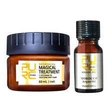 Hair Detoxifying Hair Mask Advanced Molecular Hair Roots Treatmen &Hair essential oil Oil For Scalp Treatmen Set D30814 2024 - buy cheap