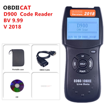 A+ Quality V2018 D900 Car OBD2 Scanner Tool Code Reader Diagnostic Tools Code Scanner OBD2 CANBUS Reader Vehicle Error Tester 2024 - buy cheap