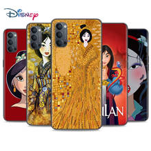 Funda de silicona negra suave de princesa Mulan para OPPO Reno 5 Pro + 3 4 Lite F SE Z Pro 4G 5G, funda de teléfono 2024 - compra barato