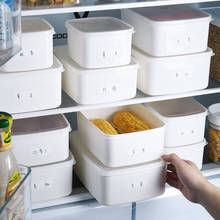 Refrigerador de plástico sellado para cocina, caja de almacenamiento refrigerada para frutas y verduras, clasificación de alimentos 2024 - compra barato