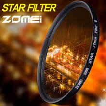 Фильтр для камеры Zomei Star Line Star Filter 4 6 8 Piont 40,5 49 52 55 58 62 67 72 77 82 мм для DSLR-камер Canon Nikon Sony 2024 - купить недорого