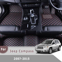 RHD Carpets For Jeep Compass 2015 2014 2013 2012 2011 2010 2009 2008 2007 Car Floor Mats Auto Interior Cover Accessories Styling 2024 - buy cheap