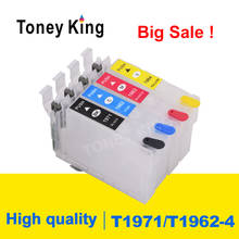 Toney rey recarga de tinta cartucho T1971 T1972 T1973 T1974 para Epson expresión XP-101 201, 211, 401, 204, 104, 214, 411 WF-2532 impresora 2024 - compra barato