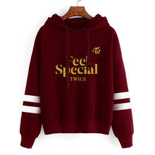 KPOP TWICE Hoodies Sweatshirts Feel Special K Pop Hoodie Women Long Sleeve Pullover Sweatshirt Casual Jacket Clothes Drioship 2024 - buy cheap