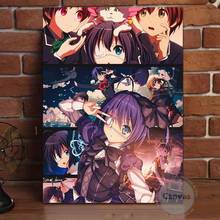 Quadros de lona do anime takanashi rikka, pinturas de decoração para casa, poster hd impressos, arte de parede, sala de estar modular 2024 - compre barato