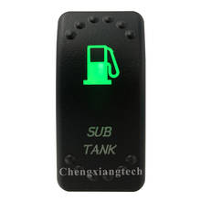 Sub-tanque para interruptor de luz led, 12v/24v luz verde/azul para barco automotivo, arb narva 4x4, spst on/off 2024 - compre barato