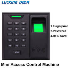 Цифровой отпечаток пальца 125 кГц RFID Контроль доступа посещаемость времени блокировка паролем замок отпечатков пальцев Интегрированная машина ключ 500 пользователя 2024 - купить недорого