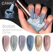 CANNI Super Sparkle Diamond Nail Gel Polish 16ml Venalisa Supply Spar Cat Eye Laser 6Colors Soak Off UV LED Gel Polish Enamel 2024 - buy cheap