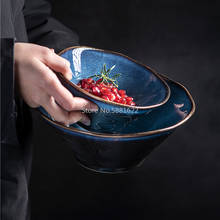 Prato japonês de cerâmica, tigela japonesa para arroz, recipiente de comida, restaurante, casa, sopa 2024 - compre barato