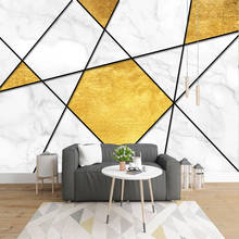 Papel de parede 3d com foto personalizada, arte criativa em mármore, pintura de parede para quarto, sala de estar, plano de fundo de tv, decoração de casa, papel de parede moderno 2024 - compre barato