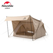Туристическая двухместная палатка Naturehike NH20ZP011, большая площадь, а-образный навес, водонепроницаемый, от солнца, для пеших прогулок, путешествий, велоспорта 2024 - купить недорого