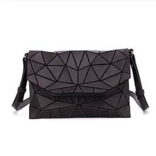 Matte Designer Women Shoulder Bags Girls Handbag Fashion Luminous Geometric Crossbody Bags Laser Casual Clutch Messenger Bag 2024 - buy cheap