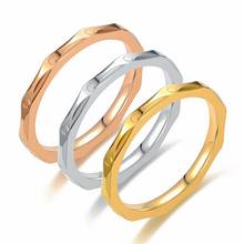 2,5 мм титановое кольцо из нержавеющей стали серебристого/золотого цвета геометрические кольца на пальцы фаланги для женщин ювелирные изделия 2024 - купить недорого