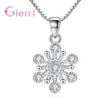 New Fashion Summer Stylish S925 Sterling Silver Crystal Zircon Box Chain Snow Necklace Earrings Women Anniversary Jewelry 2024 - buy cheap