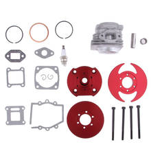 Kit de pistão de eixo cilindro grande 44mm para bicicleta 49cc 2 tempos mini dirt pocket 2024 - compre barato