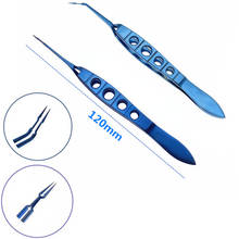 Titanium Akahoshi Phaco Prechopper Ophthalmic forceps tweezers Angled/Straight head Ophthalmic surgical Instrument 1pcss 2024 - buy cheap