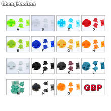 ChengHaoRan-Juego de botones de colores para Gameboy Pocket GBP, botones de encendido y apagado A B D, color azul claro/Verde/Negro, repuesto para Gameboy Pocket 2024 - compra barato