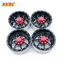 4pcs 1.9 Inch Aluminum Alloy Beadlock Wheels Rims Hub for 1/10 RC Crawler Axial SCX10 90046 TAMIYA CC01 D90 D110 TF2 TRX-4 TRX4 2024 - buy cheap