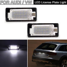Lámpara de matrícula de luz LED de matrícula blanca para coche, luz para Audi A1, A4, A5, A6, A7, Q5, RS5, TTS, VW, Golf, Passat, Seat, Skoda, 2 uds. 2024 - compra barato