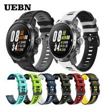 UEBN 20mm 22mm Sport Silicone Correa Wrist Band for COROS APEX Pro / APEX 46mm 42mm Strap Watchband Bracelet bands 2024 - buy cheap