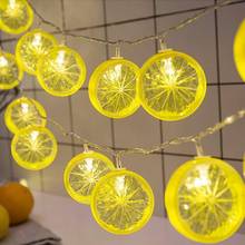 9.8ft/3m Novelty Lemon String Light Christmas Led Battery Light Indoor Party Garden Garlands 20 LEDs String Lights 2024 - buy cheap