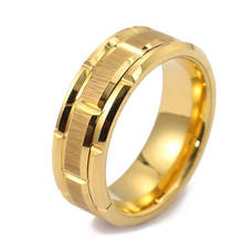 Wedding Bands Rings for Men Male Unique 8mm Tungsten Style Titanium Stainless Steel Jewelry Men's Ring Anniversary Boy Man Gift 2024 - купить недорого