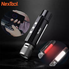 New NexTool Outdoor LED Flashlight 6 in 1 Ultra Bright Torch Waterproof Camping Night Light Power Bank Portable Emergency Light 2024 - buy cheap