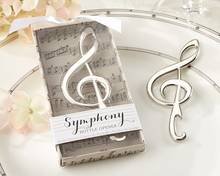 (25 Pieces/lot) Wedding Gift of "Symphony" Chrome Music Note Bottle Opener Wedding favor for Event and Party decoration Favors 2024 - buy cheap