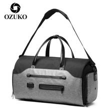 OZUKO, мужские дорожные сумки, большая вместительность, для путешествий, для мужчин, для улицы, водонепроницаемая, для фитнеса, сумка с карманом, мужские спортивные сумочки 2024 - купить недорого
