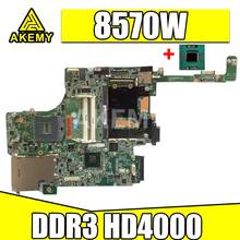 AKemy 690643-001 материнская плата для ноутбука Hp Elitebook 8570W DDR3 HD4000 J8A с графическим слотом 2024 - купить недорого