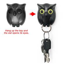 1PCS Night Owl Black White Brown Magnetic Wall Key Holder Magnets Keep Keychains Key Hanger Hook Hanging Key It Will Open Eyes 2024 - buy cheap
