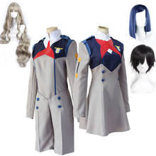 Anime DARLING in the FRANXX  HIRO ICHIGO MIKU KOKORO School Uniform Cosplay Costume Sets Halloween Suit Outfit wigs 2024 - buy cheap