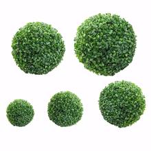 Hot Green Artificial Plant Ball Decoration Topiary Tree Boxwood Home Outdoor Wedding Party Decoration Plants Grass Ball 2024 - buy cheap