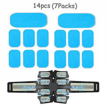 14pcs EMS Trainer Abdominal Gel Stickers Gel Pads For Muscle Stimulator Exerciser Replacement Massager Gel Patch Accessories 2024 - buy cheap