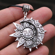 European  American Solar Body Pendant Mandala Flower Lady Necklace Amulet Pendant Geometric Religious Style Choice 2024 - buy cheap