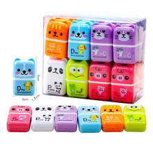 5 pcs Creative Animals candies Cute Eraser School Office Supply rubber Student Exam Pencil Erasable Tool school Stationery 2024 - buy cheap
