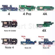 Original For Xiaomi Redmi Note 3 3s 4 4x Pro Prime USB Date Charging Port Charger Dock Connector Flex Cable Replacement 2024 - buy cheap