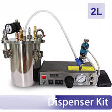 Glue dispensing machine, dispensing valve+2L Pressure bucket+Precision glue machine Silicone dispenser 2024 - buy cheap