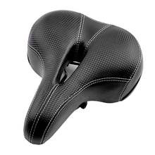 Outdoor Road Mountain Bike Bicycle Saddle Cycling Big Bum Wide Seat Soft Pad Cushion Soft Thickened Bicycle Seat MTB Cushion 2024 - buy cheap