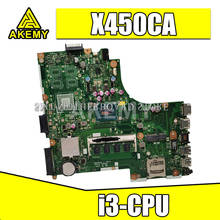 Novo!!!! Akemy para asus x450cc x450ca a450c x450c x452c placa-mãe computador portátil mainboard com i3 cpu 2024 - compre barato