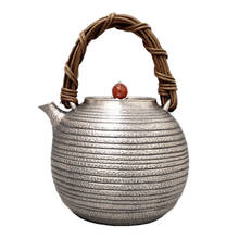 Teapot, stainless steel teapot, silver teapot, hot water teapot, 500ml portable teapot, kung fu tea set. 2024 - buy cheap