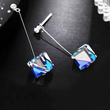 SA SILVERAGE 2020 New Arrivals 925 Sterling Silver Drop Earrings for Women Fine Jewelry Natural Australian Crystal Earring 2024 - buy cheap