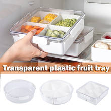 Multi-Compartment Snack Serving Tray Snacks Storage Box Dry Fruit Container for Nut Candy Dried Fruit PW 2024 - buy cheap