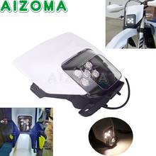 Dirt Bike 12V LED Headlight Fairing Supermoto Headlamp Mask For FE250 FE350 FE450 FE501 TX FE TE 150 250 300 350 450 501 Enduro 2024 - buy cheap