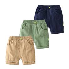 Yocute Kids Clothes New Summer Boy Shorts Children's Capris Cotton Soft Khaki Shorts Korean Comfortable Lovely Shorts For 2-7 Y 2024 - buy cheap
