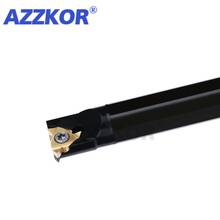 AZZKOR-Herramientas de torneado de rosca de agujero interior, barra de corte SNR0012M11, cortador de torno, insertos de carburo, soporte CNC, SNR0020R16 2024 - compra barato